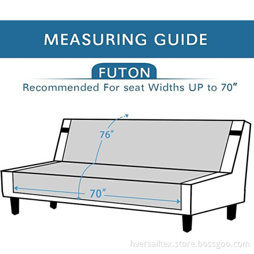 Home Daily Machine Wash Reversible Futon Cover